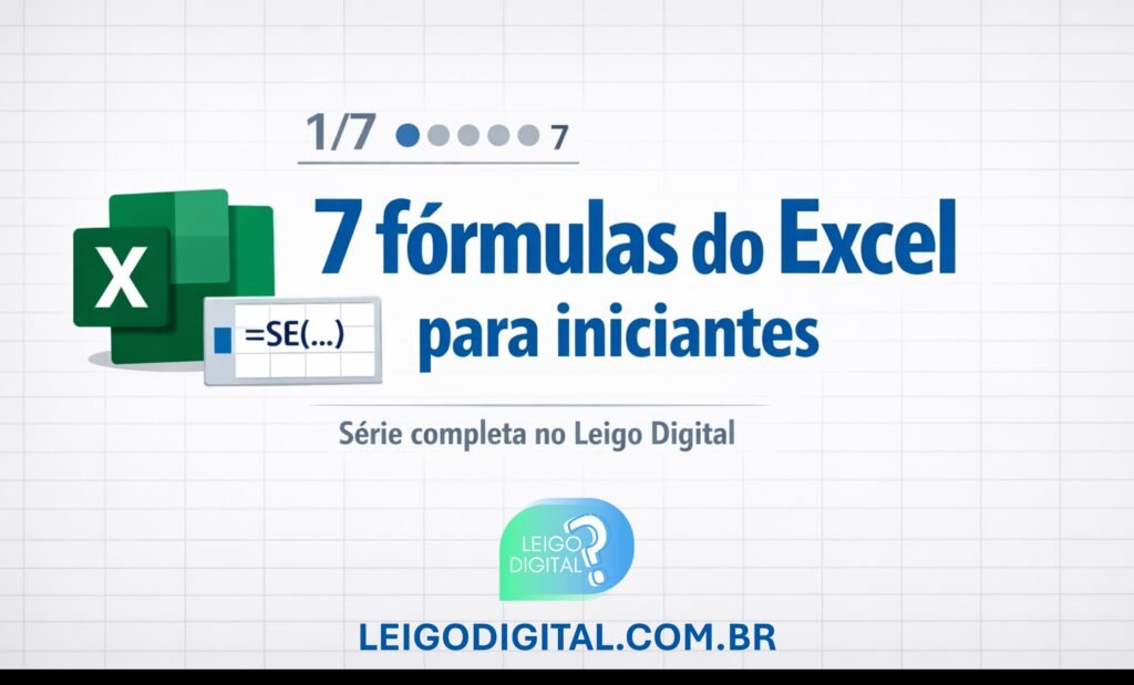 Aprenda a função SE no Excel em 6 passos práticos para iniciantes