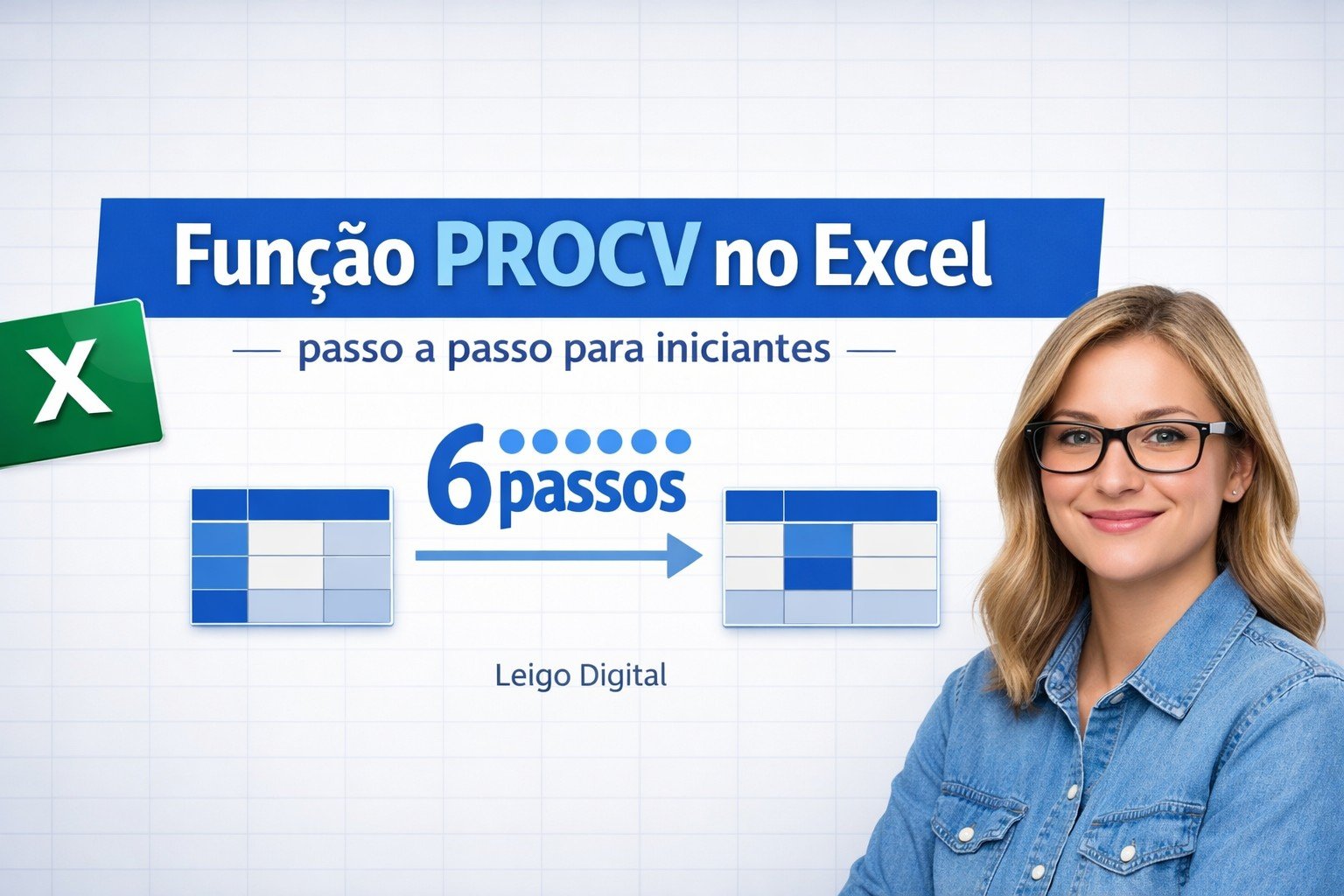 Aprenda a função PROCV no Excel em 6 passos práticos para iniciantes